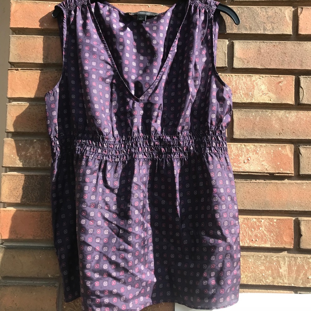 Express design studio, v neck , silk blouse